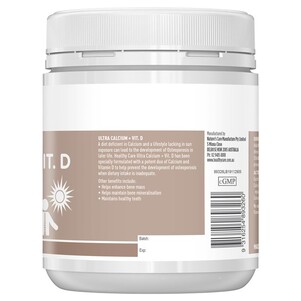 (PRE ORDER) Healthy Care Ultra Calcium Plus Vitamin D 150 Tablets shelf life 2yrs